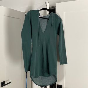 COPY - Hard Tail green hoodie dress